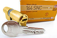 Цилиндр Kale 164 SNC 70 мм 30/10/30 ключ/ключ латунь (Турция)