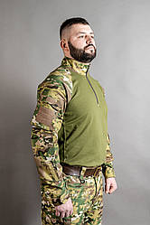 Костюм тактичний для ЗСУ камуфляжний Сорочка убакс бойова / армійські штани мультикам MILIGUS р. М Long
