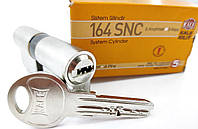 Цилиндр Kale 164 SNC 68 мм 26/10/32 ключ/ключ никель (Турция)