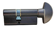 Цилиндр AGB 600 ключ/тумблер (Италия) 70 мм 30х40Т, матовый черный
