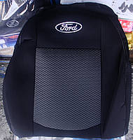 Автомобильные чехлы авточехлы салона на сиденья Elegant Ford FIESTA черные 08- Форд Фиеста 2