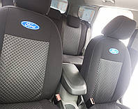 Автомобильные чехлы авточехлы салона на сиденья VIP Ford FOCUS черные 04-10 Форд Фокус 2