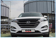 Hyundai Tucson Дефлектор капота мухобойка на для HYUNDAI ХУНДАЙ Хендай Tucson 2015- 2