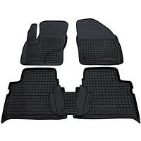 Автомобільні килимки поліки в салон Avto-Gumm на у Ford C-Max 03-11 4шт Форд С-Макс чорні 2
