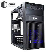 Корпус QUBE QB20A Black Blue LED (QB20A_WBNU3)