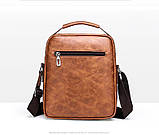 Чоловіча сумка через плече Jeep Барсетка Чоловіча сумка для документів, фото 6