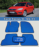 ЕВА коврики Ford Focus II 2004-2011. EVA ковры Форд Фокус 2