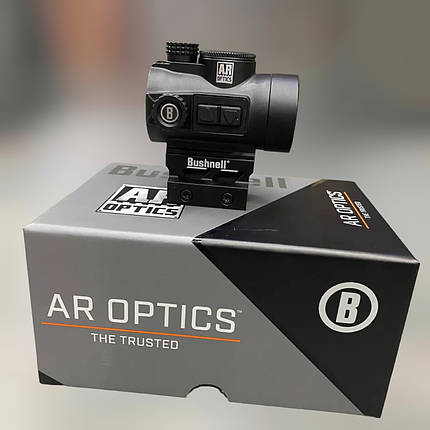 Приціл коліматорний Bushnell AR Optics TRS-26 3 МОА з високим райзером і таймером автовимкнення, фото 1