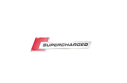 Емблема кузова Supercharged червона