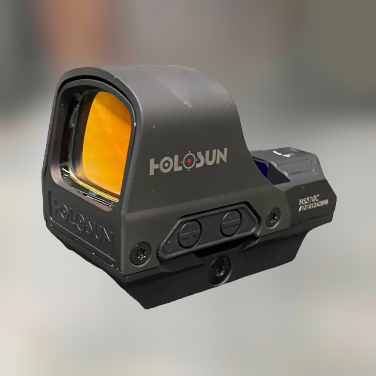Коліматорний приціл Holosun HS510C, 23х30 мм, 2MOA/65МОА, подвійне живлення, швидкознімне кріплення Рicatinny