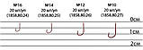 Гачок Brain Match B1020  ц:red, фото 3