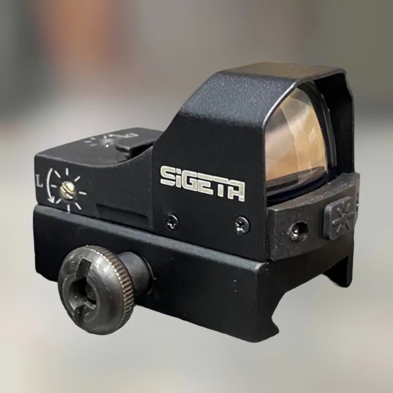 Коліматорний приціл SIGETA AntiRU-03 1x17х23, відкритий, зелена точка 3МОА, на Picatinny