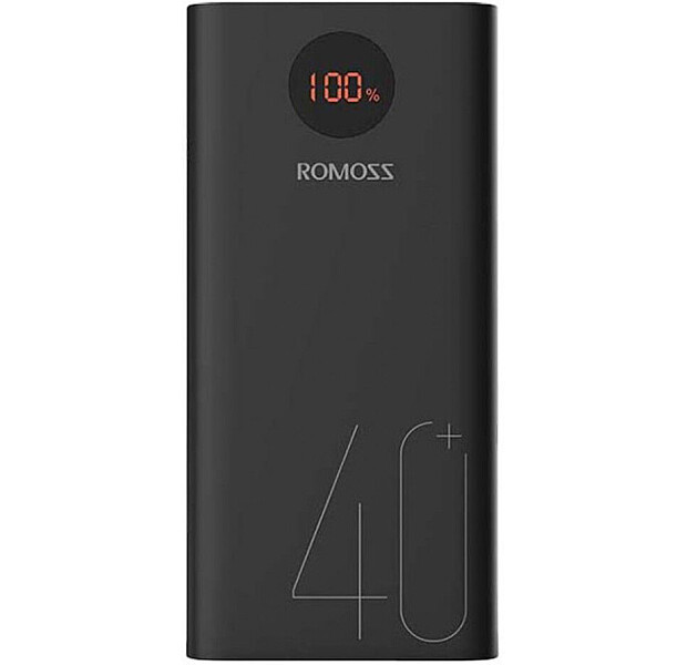 Power Bank Romoss 40000mah 18 W PEA40 (PEA40-112-2135) чорного кольору