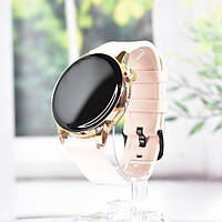 Розумний смарт-годинник Smart Watch G3 Pro bluetooth круглі з крокоміром пульсометром лічильник калорій 42 мм Рожевий