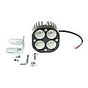 Додаткова світлодіодна LED фара CYCLONE WL-G5 40W FLOOD, фото 4