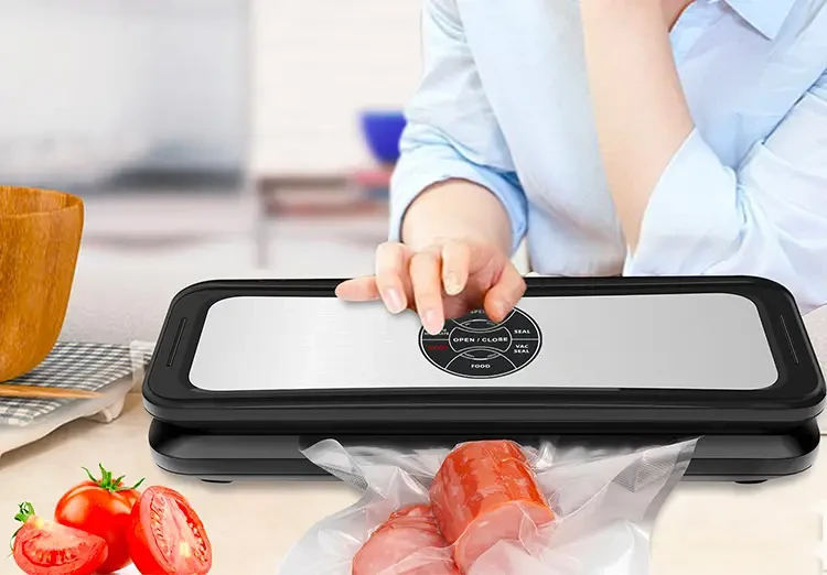 Вакуумний пакувальник побутовий 6683M Кухонний вакууматор для дому, для продуктів