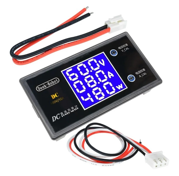 Ватметр вольтметр амперметр постійного струму модель BL-01 DC 100 В 10 А LCD монітор