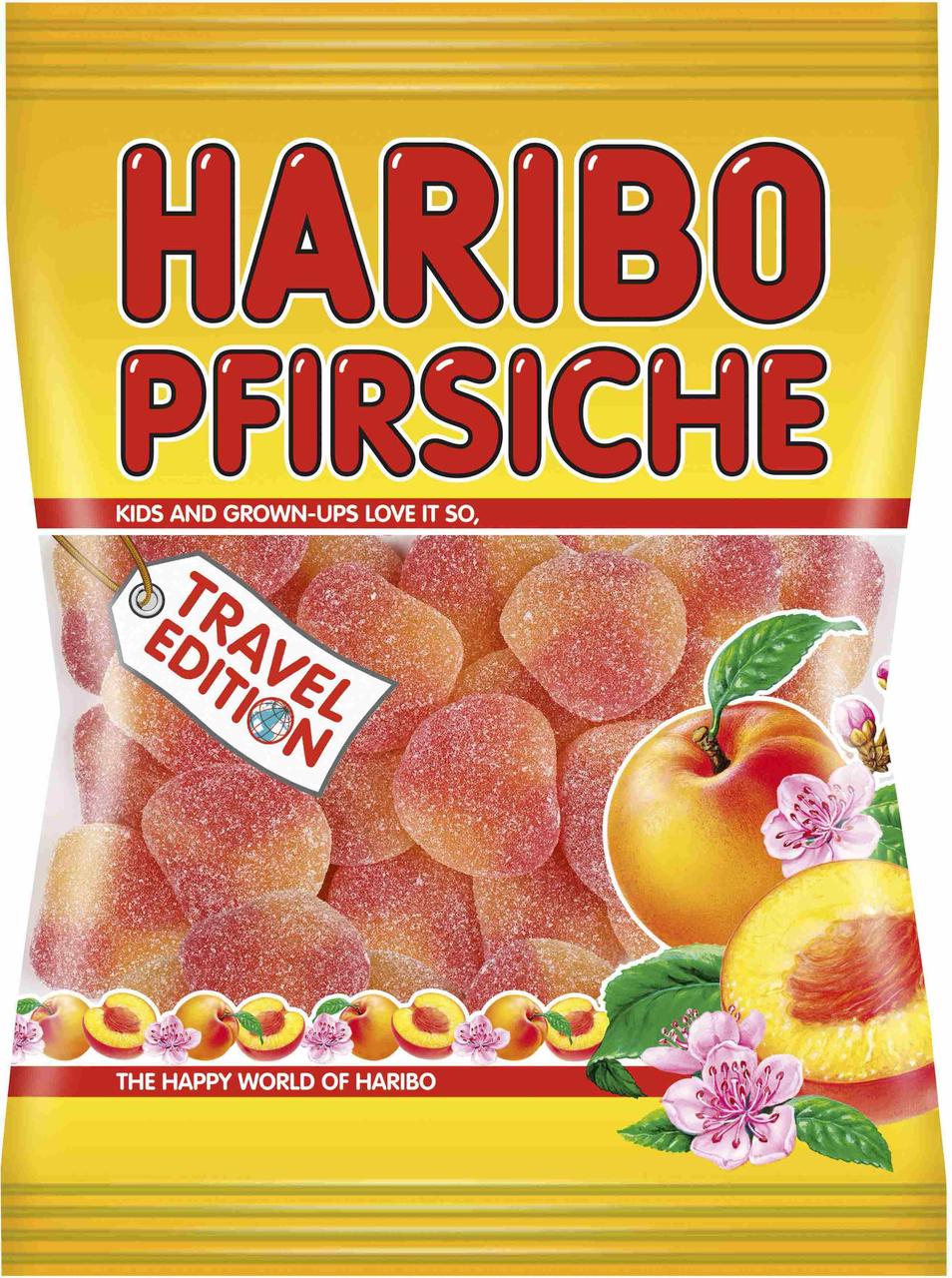 Желейні цукерки Haribo Pfirsiche персики, 175г