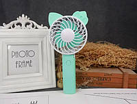 Вентилятори міні mini fan з підсвіткою з usb живленням, Гнучкий кишеньковий Вентилятор