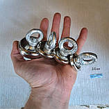 Магніт неодимовий в сталевому корпусі односторонній пошуковий з кільцем 32мм на 20кг, фото 4