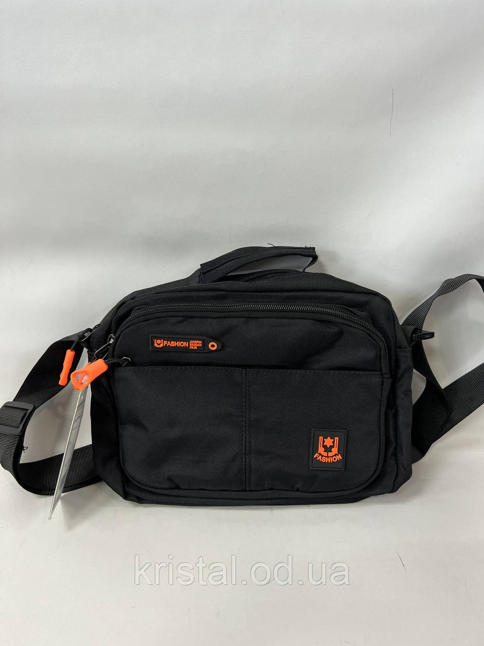 Чоловіча текстильна сумка на плече гуртом 26*20 см. серії "Goldbe" No19864, фото 1