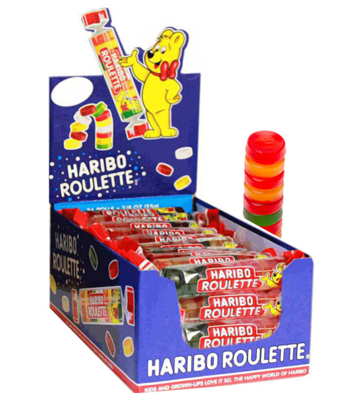 Жувальні цукерки Haribo Roulette, 25г