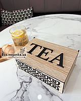 Органайзер для зберігання пакетиків чаю (Дуб)