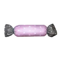 Подушка Хатка Конфета Принцесса Розовая с серым