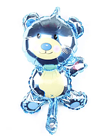 Фольгована мінісушарка Ведмедик блакитний, 30 см