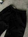 Спортивні штани чоловічі чорні осінь-весна на манжеті однотонні оверсайз Kiton, фото 2