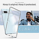Чохол Spigen для Google Pixel 7a — Ultra Hybrid, Crystal Clear (ACS05817), фото 7
