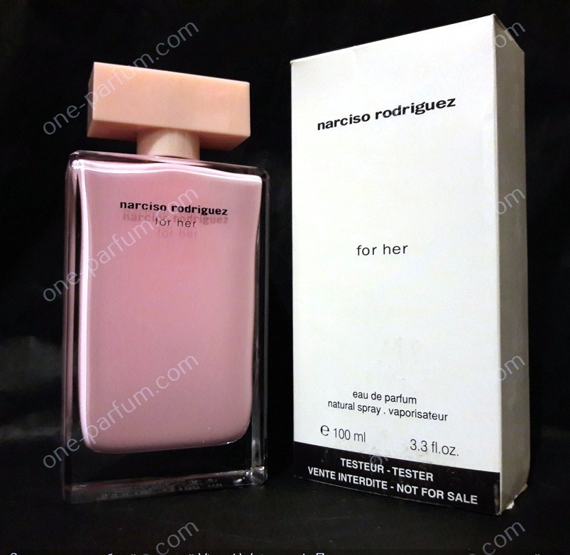 Narciso Rodriguez For Her (Нарцисо Родрігес Фо Хе) парфумована вода тестер, 100 мл (Дефект фарбування флакону!)