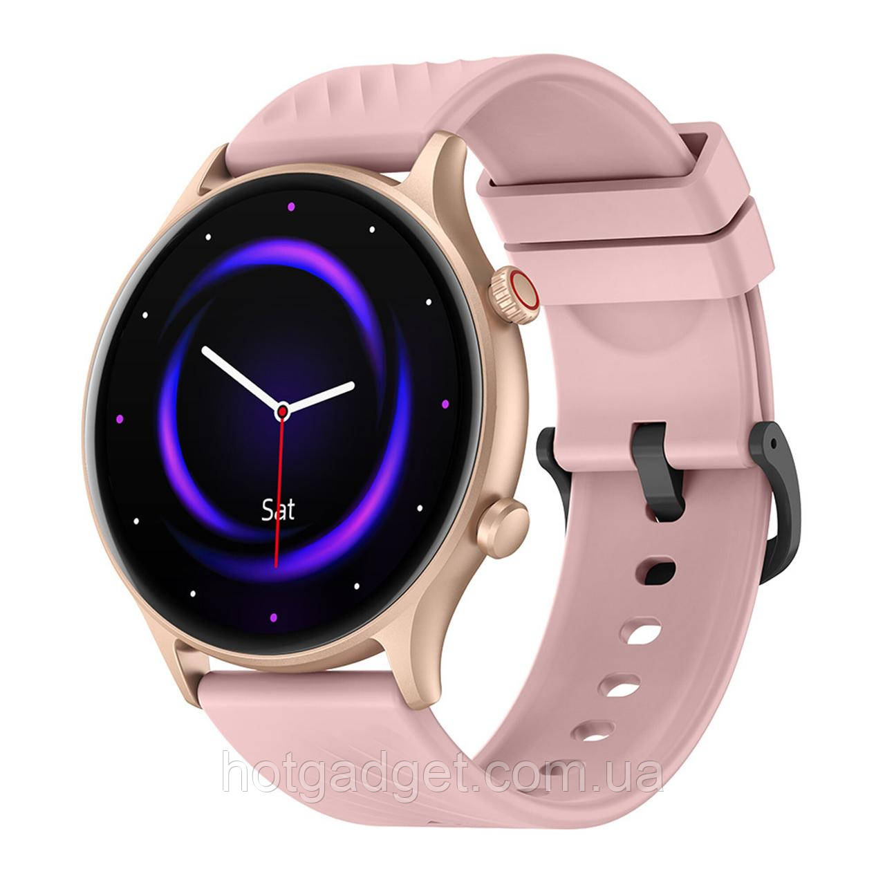 Смарт-годинник жіночий Zeblaze Btalk 2 Lite Rose (розмова, тонометр, пульсоксиметр)