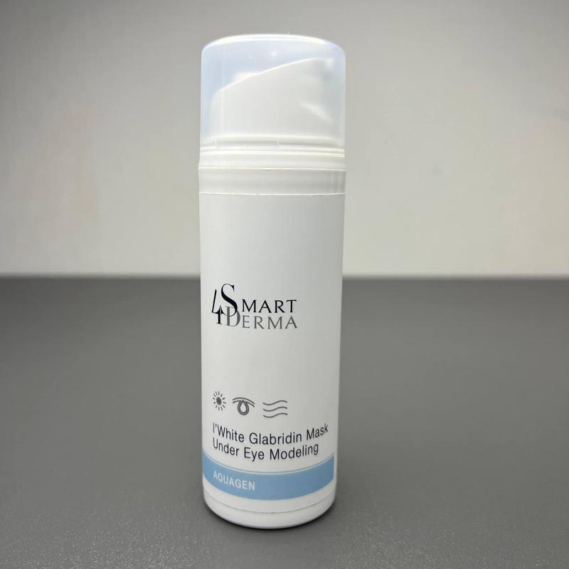 Дренажна освітлююча маска Для очей Глабрідин Smart4Derma Aquagen WHITE GLABRIDIN MASK UNDER EYE 100мл