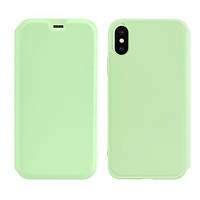 Чехол-книжка для телефона HOCO Colorful series liquid silicone для iPhone XS Max TPU Green