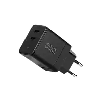 Зарядний пристрій для телефону та іншої техніки Native Union Fast 35W Dual USB-C Port Black