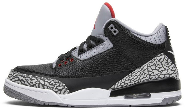 Nike Air Jordan 3 Retro Black Cement ID