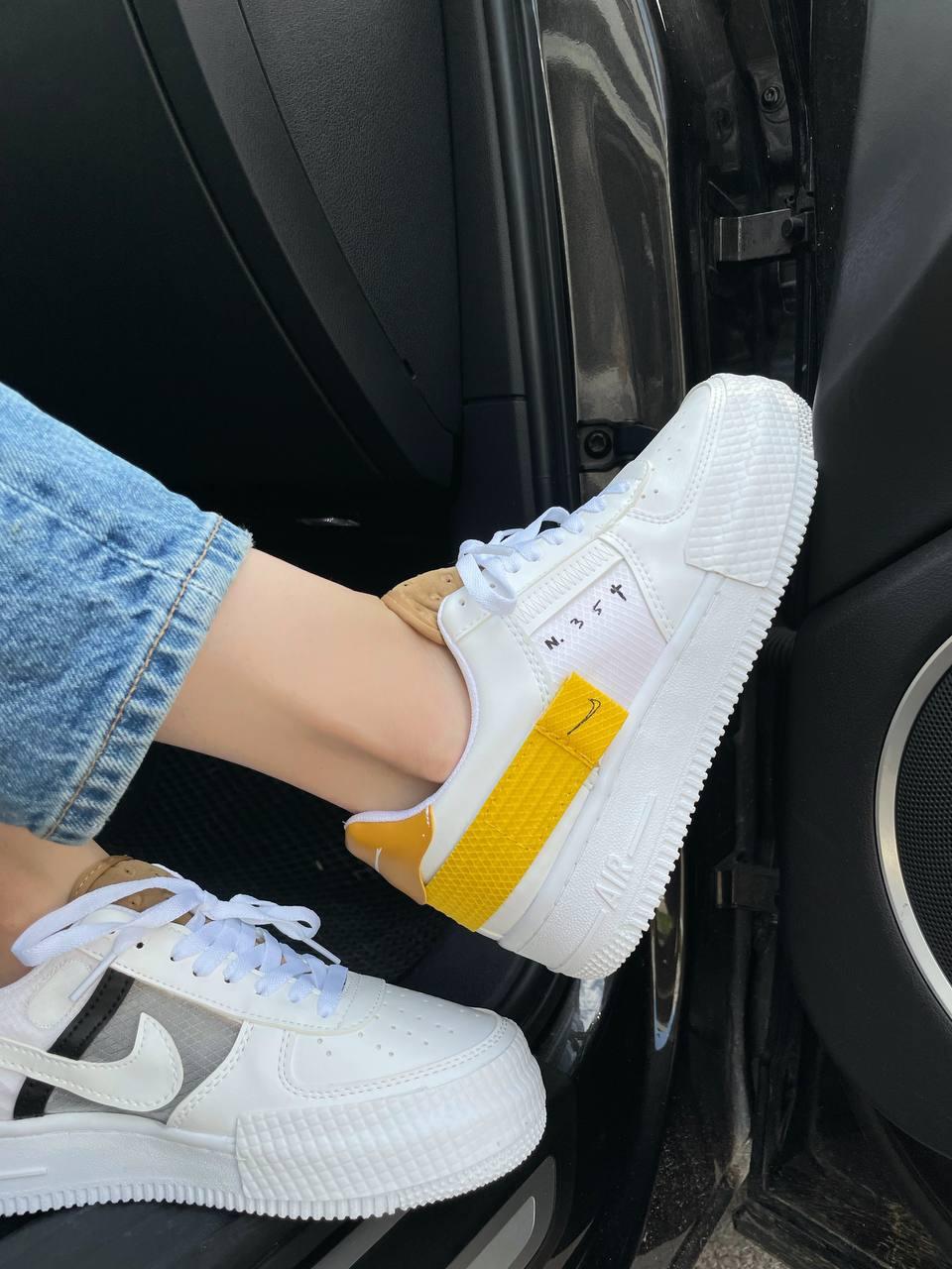 White university gold air force 1 sale