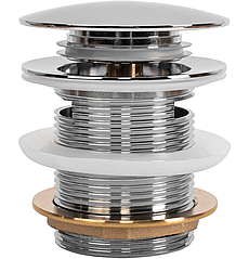 Донний клапан для ванни REA CLICK-CLACK CHROME *