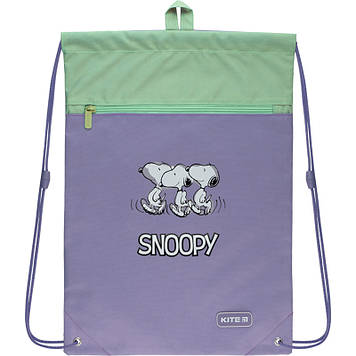 Сумка для взуття з кишенею Education "Snoopy", Kite (SN22-601M-3)