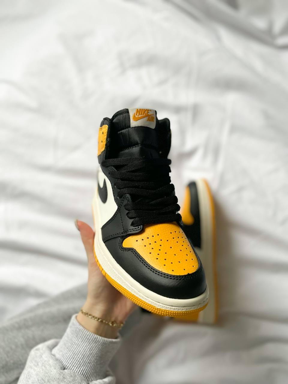Jordan mid cheap yellow toe
