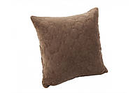 Подушка декоративная ТЕП Velure 3-00437-07364 40х40 см коричневая стильная подушка в комнату