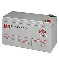 Акумулятор гелевий LPM-GL 12V 7Ah