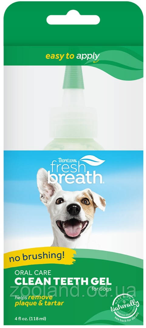 001008 TropiСlean Fresh Breath Гель для чищення зубів у собак, 118 мл