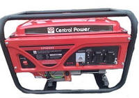 Бензиновый генератор для подачи света Central Power 3 кВт AVR с медной обмоткой и электростартером