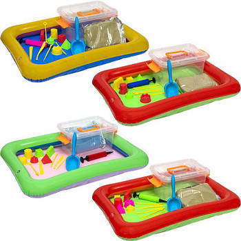 Набір кінетичного піску в пластиковому боксі 1000 г