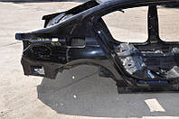 Четверть крыло задняя правая BMW 7 G12 16-22 на кузове, черная, вмятина, тычки на пороге