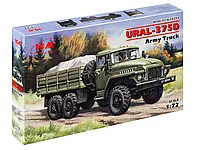 Збірна модель 1/72 УРАЛ-375Д, армійський вантажний автомобіль