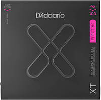 Струны для бас-гитары D'Addario XTB45100 XT BASS NICKEL PLATED STEEL REGULAR LIGHT (45-100)