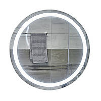 Зеркало для ванной комнаты Unio MRR-09 RND 700 x 700 LED подсветка -Komfort24-
